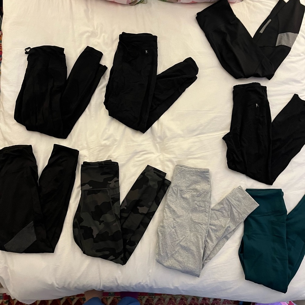 Legging bundle from Target, TJ max, Danskin, and Old Navy all size L or M
